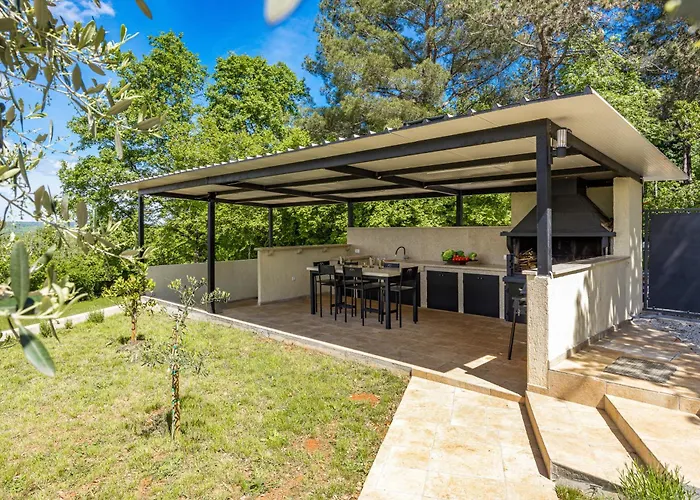 Вилла Rok With Private Pool & Sunset Views Near Pula Puntera